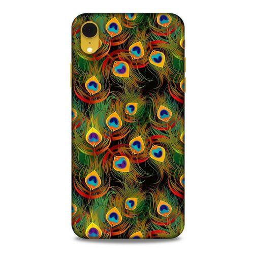 Apple iPhone XR Kılıf Desenli Özel Seri Tüyler (12) Koruyucu Silikon