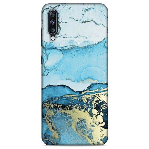 Samsung Galaxy A70s Uyumlu Kılıf Mavi Delisi (2) Kabı Mürekkep