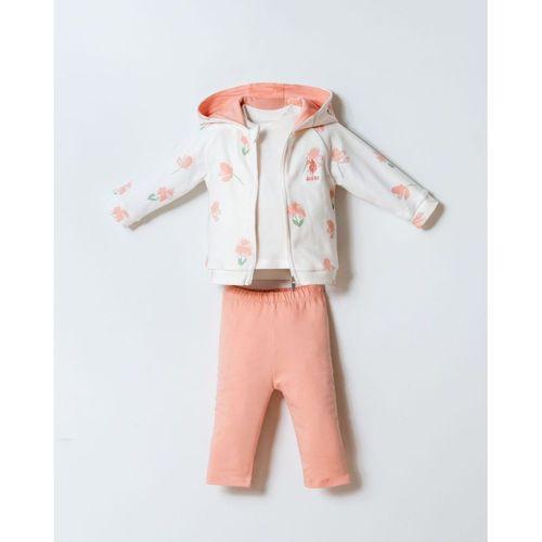 U.S.Polo U.S. Polo 3lü Takım USB2990 Beyaz-Pudra