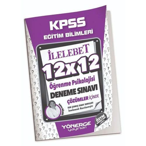 KPSS Eğitim Bilimleri Öğrenme Psikolojisi 12x12 Deneme Yönerge Yayınları