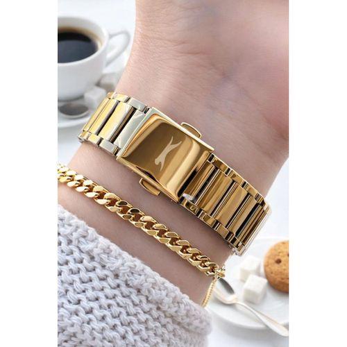 Slazenger Çelik Kordon 5 Atm Suya Dayanıklı 2 Yıl Garantili Kadın Kol Saati SL.12588.3.120