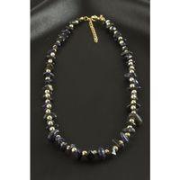 Lacivert Yıldız Kırık Doğaltaş Kolye