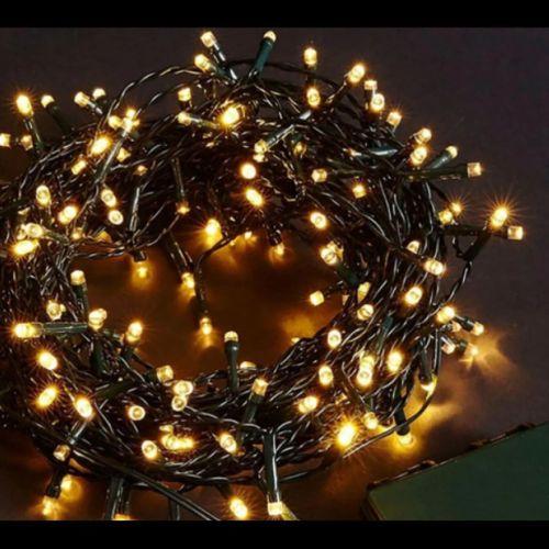 10 M 100 Led Boncuk Lamba Gün Işığı Siyah Kablo MZ-18-4