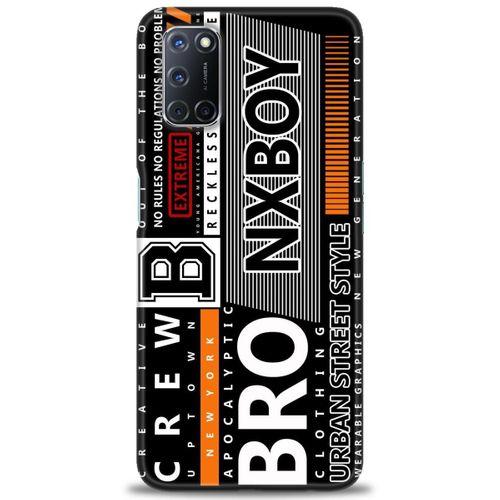 Oppo A92 Kılıf HD Baskılı Kılıf - NxBoy + Tam Ekran Koruyucu