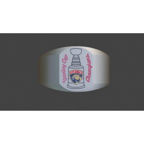 Florida Panthers 2024 Stanley Cup Şampiyonluk Yüzüğü 3D Baskı (Bu ürün Sadece Plastik parçadır - Almadan Önce Soru Sorabilirsiniz)