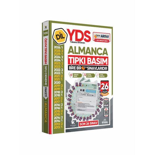 2026 YDS Almanca ÖSYM Tıpkı Basım Çıkmış Soru Deneme Paketi Dijital Çözümlü 26lı Fasikül SETİ