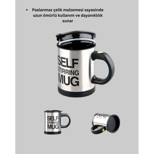 Akıllı Kendi Kendini Karıştıran Termal Kupa – Paslanmaz Çelik