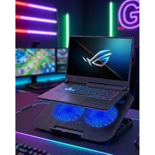 Çift Fanlı Laptop Soğutucu Stand 17 İnç Uyumlu 8 Kademeli Ayarlı Usb Girişli
