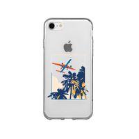 iPhone SE Time To Travel Desenli Premium Şeffaf Silikon Kılıf