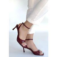 Lenya Bordo Rugan Topuklu Ayakkabı