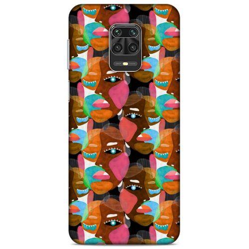 Lopard Xiaomi Redmi Note 9 Pro Uyumlu Kılıf Sürreal Yüzler ♀ (7) Telefon Kılıfı Baskılı