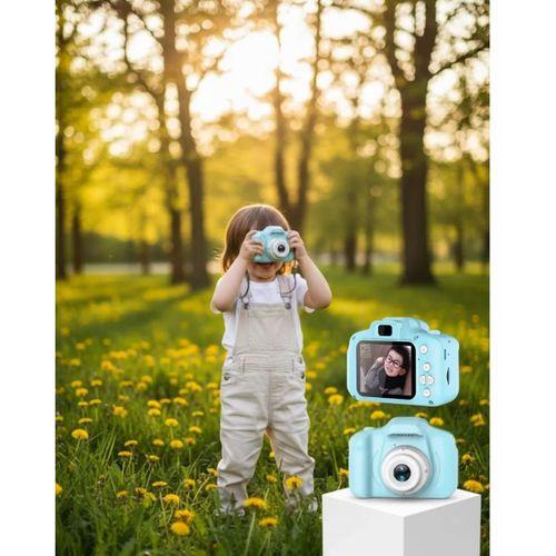 Mavi Şarjlı Mini Kamera Hd Video Fotoğraf Çekimli Genişletilebilir Hafızalı