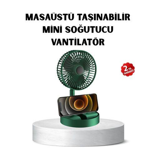 Taşınabilir Katlanabilir Mini Fan 3 Kademeli Şarj Edilebilir