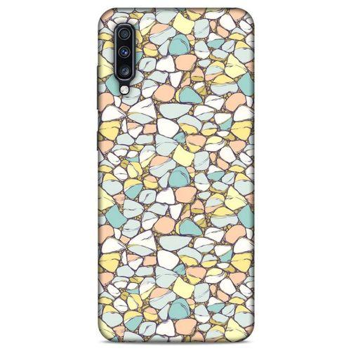 Samsung Galaxy A70 Kılıf Baskılı Özel Seri Taşlı (24) Darbe Emici Kılıf