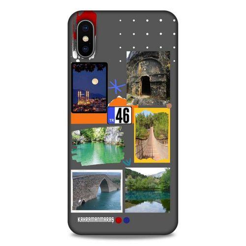 Lopard Apple iPhone XS Max Uyumlu Kılıf Şehirli ※ (46) Kahramanmaraş Core Armor Kılıf
