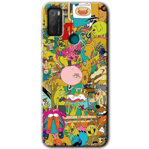 TCL 20E Kılıf HD Desen Baskılı Arka Kapak - Süper Çizgi Kahramanlar 2