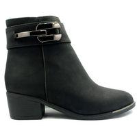PUNTO 425077 Siyah 5 Cm Fermuarlı Kadın Bot
