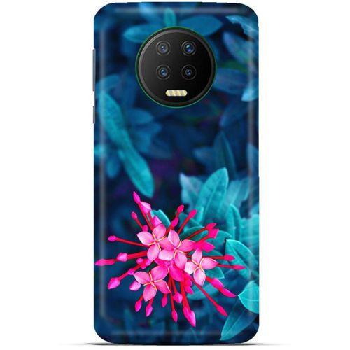 Lopard İnfinix Note 7 Uyumlu Kılıf Bahar (10) Full Koruma Kılıfı Pembe Çiçek