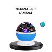 Renkli Led Gece Lambası 6 Işık Modlu Çocuk Odası Atmosfer Aydınlatma