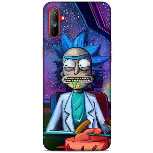 Realme C3 Uyumlu Kılıf Rick And Morty (45) Liquid Air Kılıf Decoy