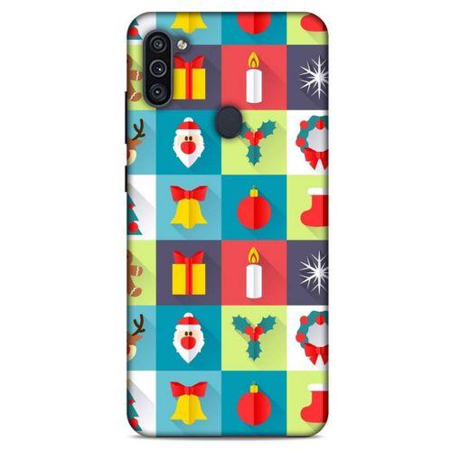 Yılbaşı Süsleri 24 Samsung Galaxy M11 Kılıf Silikon Kapak