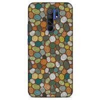 Xiaomi Redmi 9 Kılıf Pastel Renkler (37) Silicone Cover Beyaz Açık Yeşil