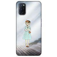 Oppo A52 Kılıf FunnyMaX (24) Darbe Emici Kılıf Açık Mavi