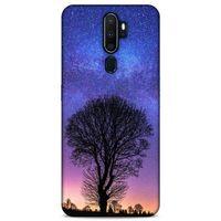 Lopard Oppo A9 2020 Uyumlu Kılıf Gece'S (29) Arka Koruma Kılıfı Ağaç
