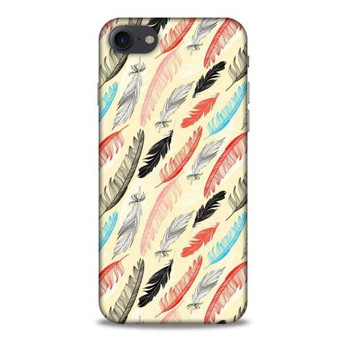 Apple Iphone 7 Kılıf Desenli Özel Seri Tüyler (48) Bumper Kılıf