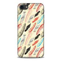 Apple Iphone 7 Kılıf Desenli Özel Seri Tüyler (48) Bumper Kılıf