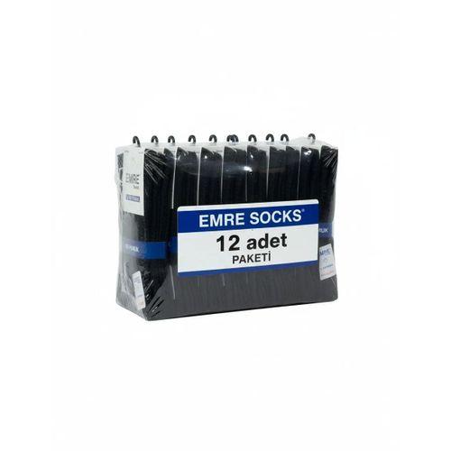Emre Erkek  Dikişsiz Çorap 100% Pamuk - 12 Adet