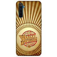 Realme 6 Pro Uyumlu Kılıf Motorsiklet (42) Rugged Armor Kılıf Harley
