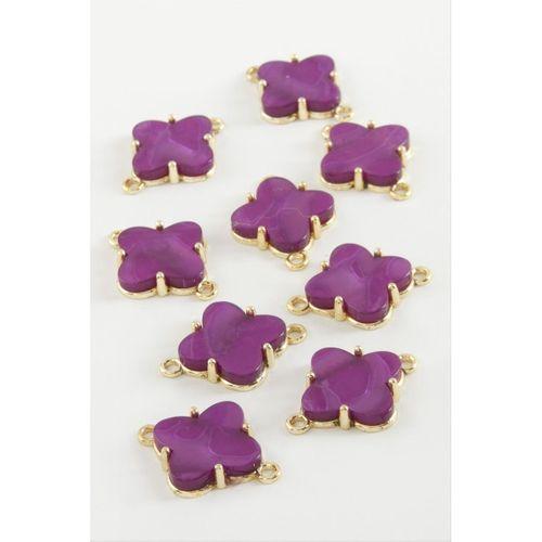 Çiçek Tek Kulp Polyester Bileklik ve Kolye Ucu Aparatı 1 Adet