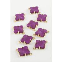 Çiçek Tek Kulp Polyester Bileklik ve Kolye Ucu Aparatı 1 Adet