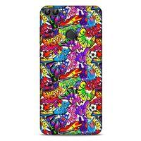 Graffitix (45) Desenli Silikon Kapak Huawei Psmart Kılıf