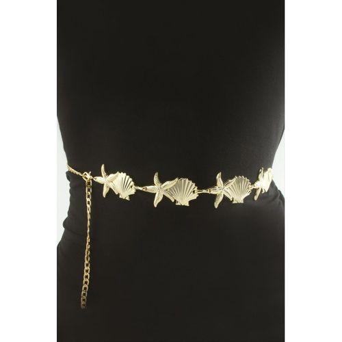 Deniz Yıldızı Metal Zincir Kemer