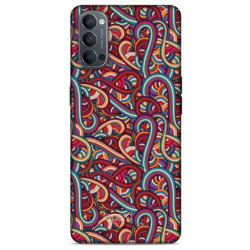 Oppo Reno 4 Kılıf Pastel Renkler (35) Fit Design Kılıf Karışık Renkli