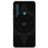 Potkal Hediye Fabrikası Samsung Galaxy A9 2018 Kılıf HD Desen Baskılı Arka Kapak - Siyah Mandala 1