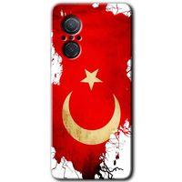 MRCİLETİSİM Huawei Nova 9 SE Kılıf HD Desen Baskılı Arka Kapak+Temperli Cam - Türkiyem