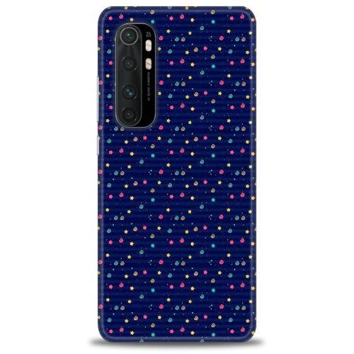 Xiaomi Mi Note 10 Lite Kılıf HD Baskılı Kılıf - Gökyüzü Çizimi + Tam Ekran Koruyucu