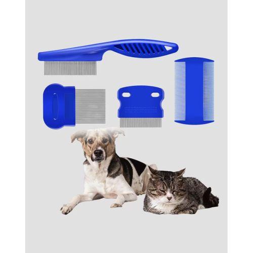 4’lü Kedi Köpek Tüy Temizleme Seti – Paslanmaz Çelik,ergonomik Ve Uzun Ömürlü