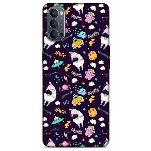 Spacex (47) Tema Crystal Flex Kılıf Oppo Reno 4 Kılıf
