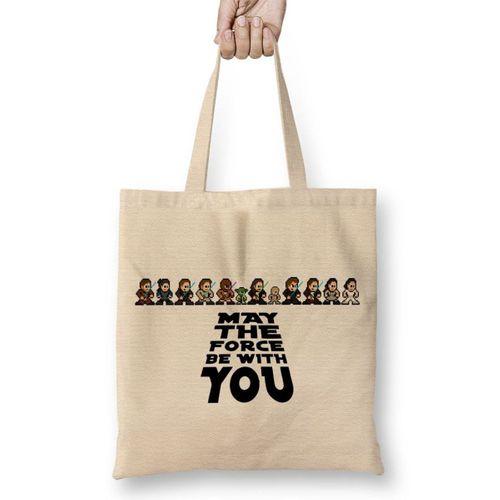 May The Force Be With You 8 Bits Bez Çanta Uzun Saplı