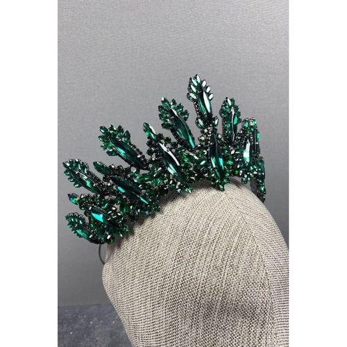 Dalia Yüksek Taşlı Gelin Kına Tacı