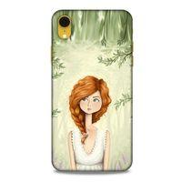 Apple iPhone XR Kılıf Depresyon (25) Antişok Kapak Siyah Gri