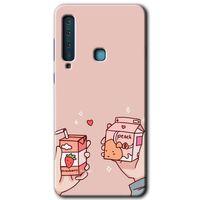 Galaxy A9 2018 Kılıf HD Desen Baskılı Arka Kapak - Meyveli Süt