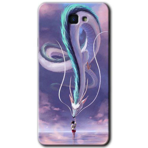 Potkal Hediye Fabrikası Samsung Galaxy J7 Prime 2 Kılıf HD Desen Baskılı Arka Kapak - Dragon Snake