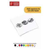 3lü Doğa Seti Sticker Oto Motor Laptop Duvar Folyo Sticker 25 X 7 Cm