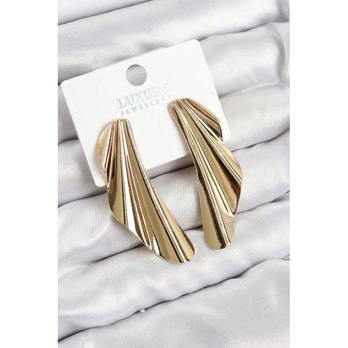Pirinç Tül Model Gold Renk Kadın Küpe