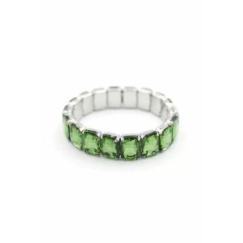 Lastikli Taşlı Bilezik - Yeşil